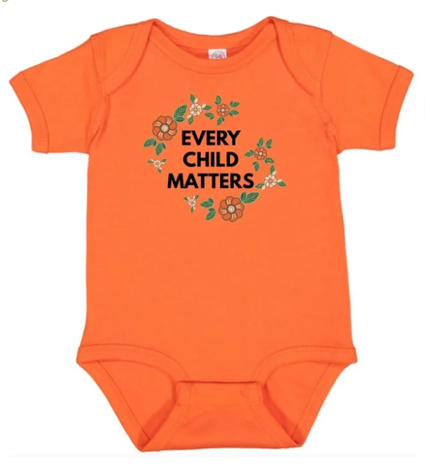 Orange Baby Onesies Awasis Boutique
